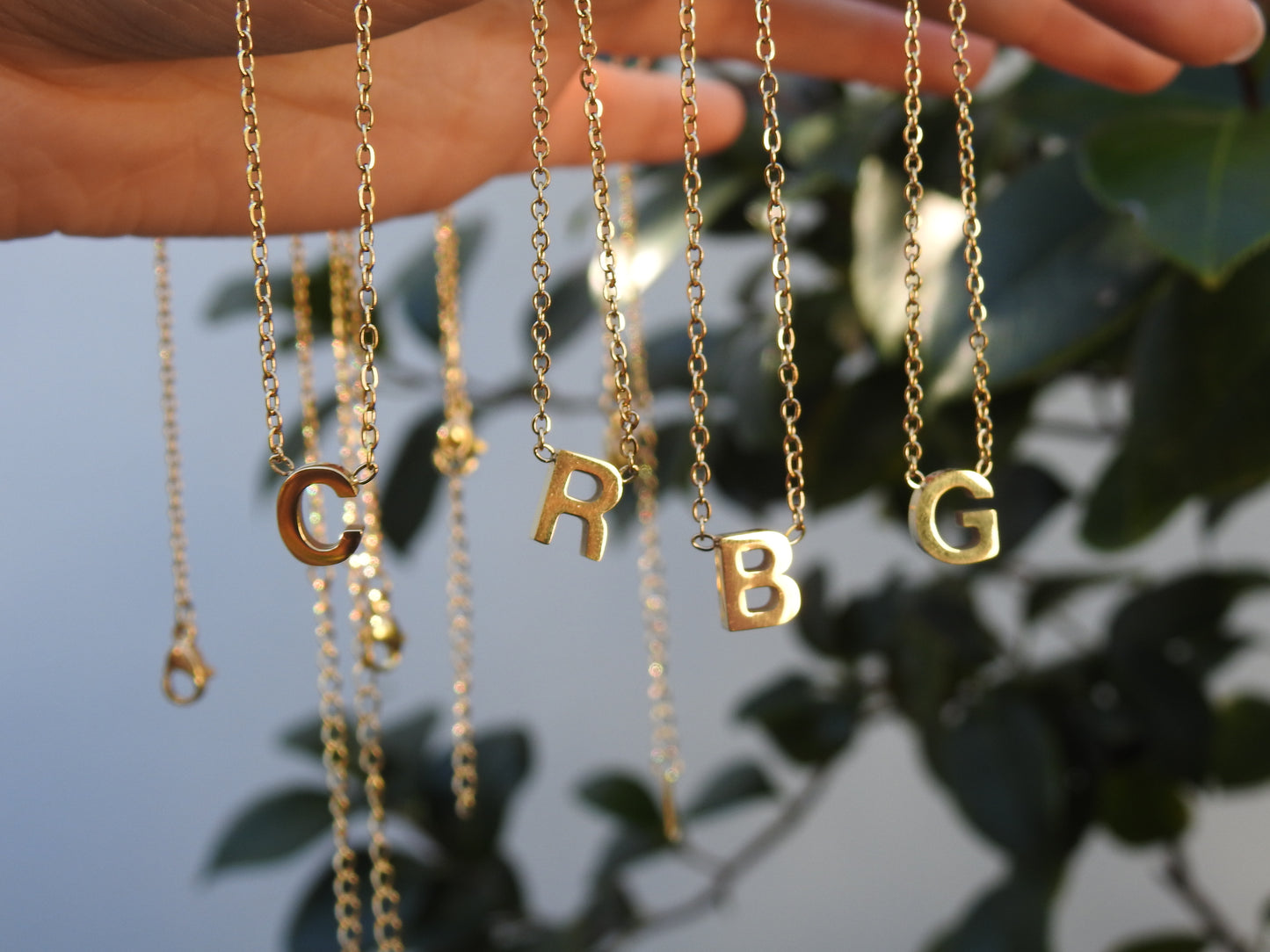 Serena Initial Necklace