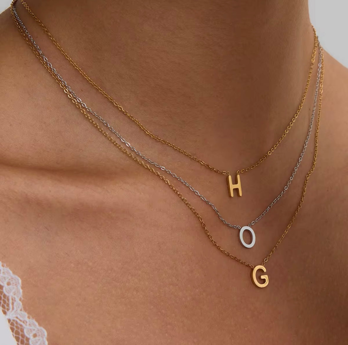 Serena Initial Necklace